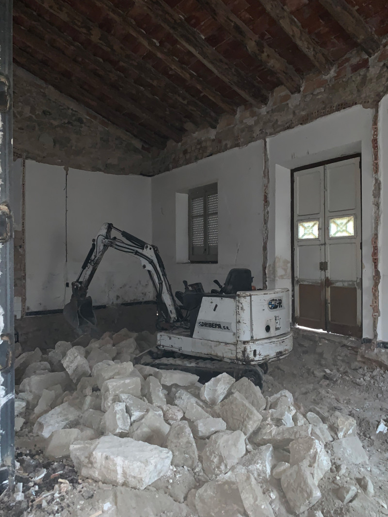 Img Obra de la reforma integral de una casa de pueblo (ANTES)